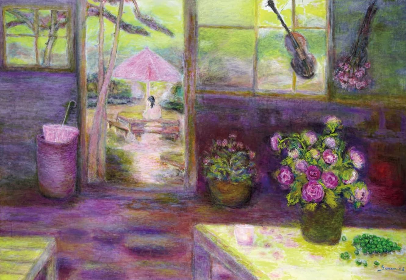 천사의 꿈 - 0905 — Oil on canvas, 162 × 130 cm, 2009