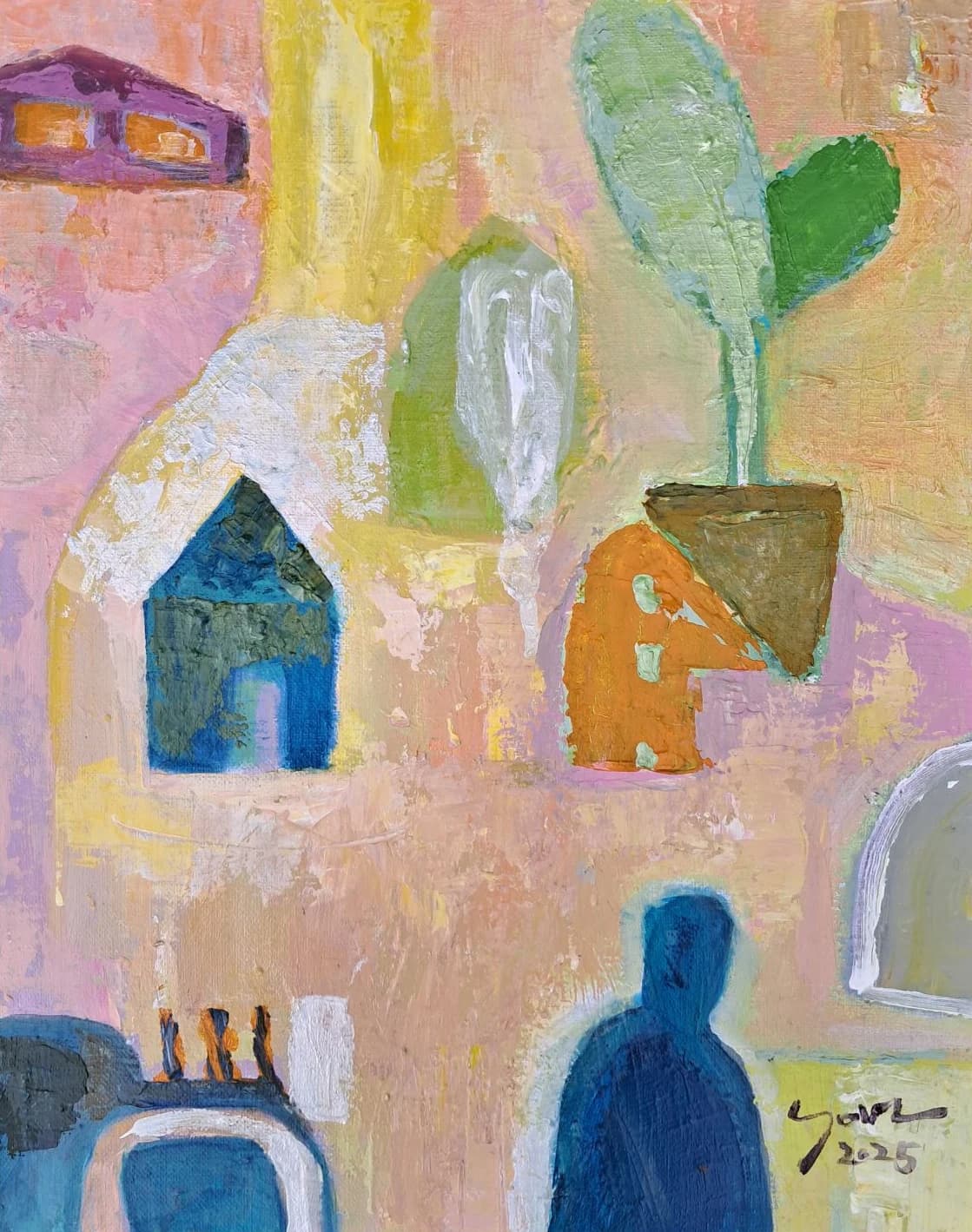천사의 집 — Acrylic on canvas