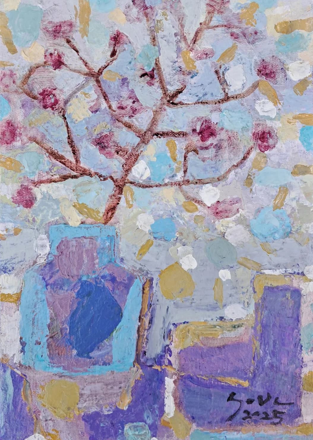 그리운 시간 — Acrylic on canvas
