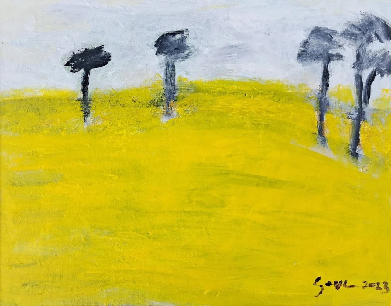 Landscape — Acrylic on canvas